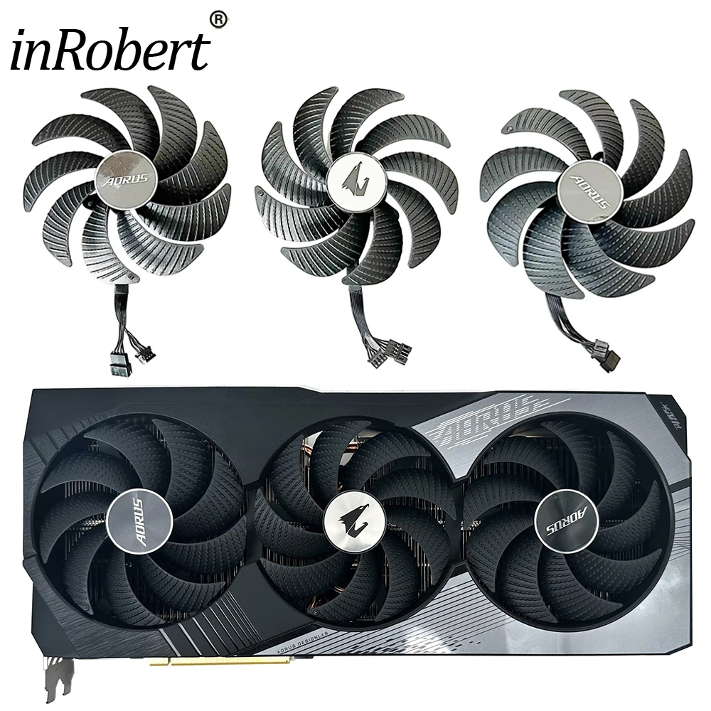 

F​or Gigabyte AORUS RTX 4070 4080S 4090 MASTER 105MM PLD10020B12H Replacement Graphics Card Fan