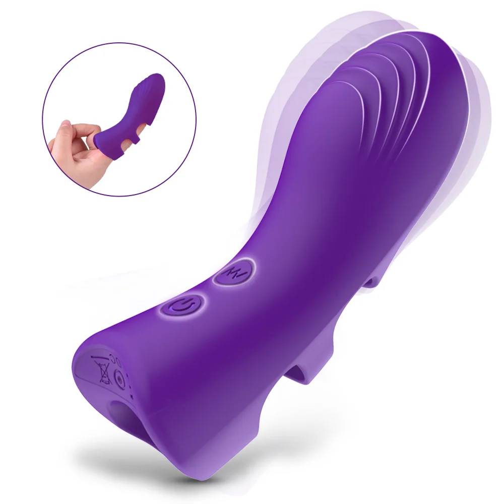 Rechargeable Female Vibrator Adult Products Finger Mini Vibrator 10 Speed Massage Silicone Stimulator G-spot Vibrator