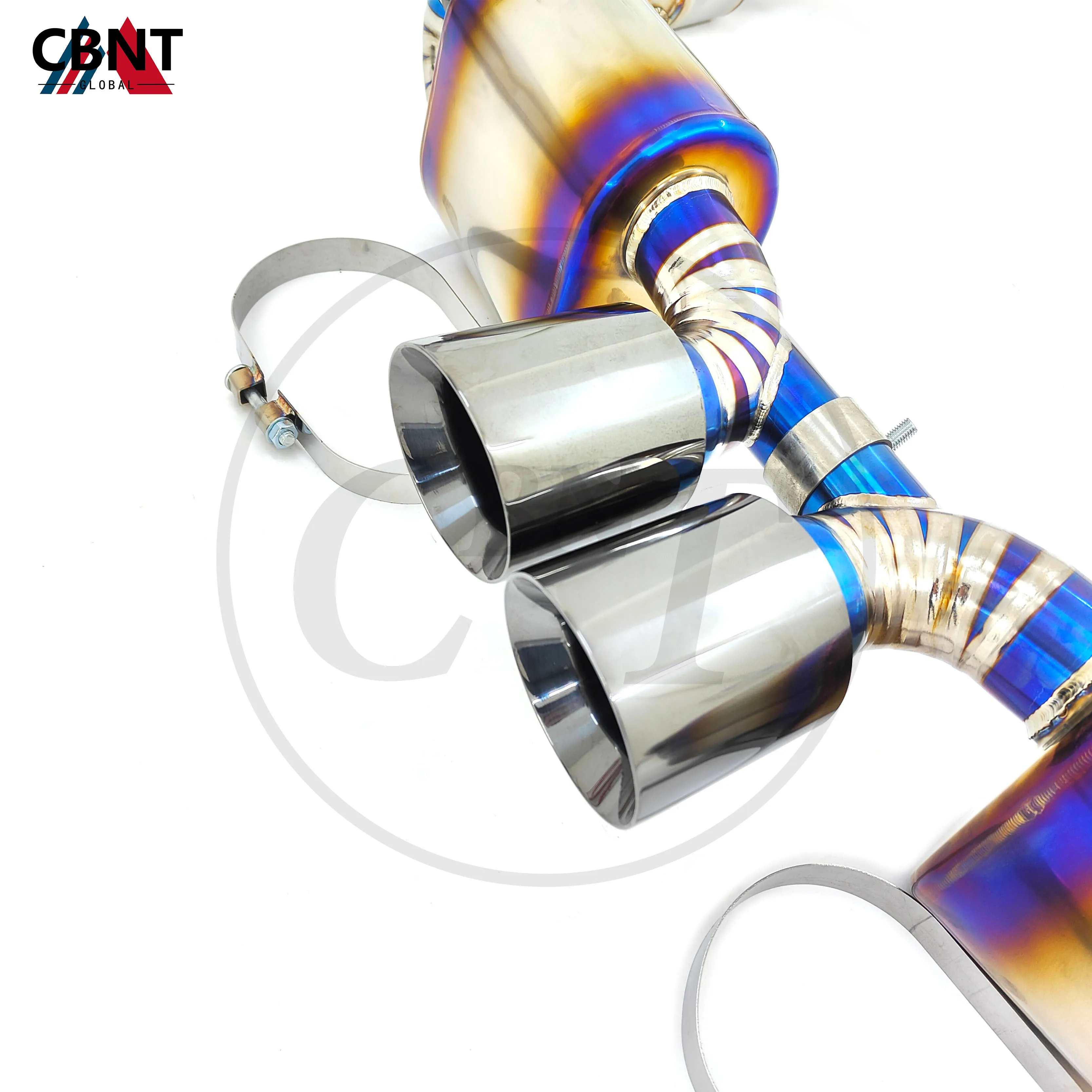 CBNT for Porsche 991.1 991.2 GT3 4.0L Valved Exhaust Axle-back Catback & Manifold Headers Performance Exhaust-Pipe System