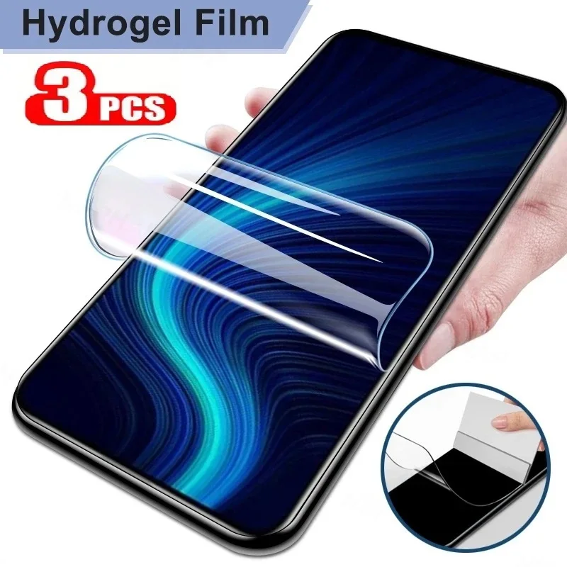 3Pcs Hydrogel Film For Huawei P30 Pro New Edition Screen Protector For Huawei Y9a Y7a Enjoy 20 SE Plus Max P Smart 2021 5G