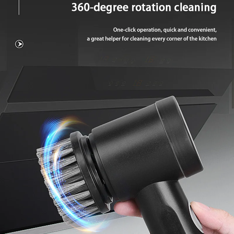Xiaomi Electric Cleaning Brush Wireless Black High-power Multifunctional Bathroom Waterproof Portable Cleaning Brush Household