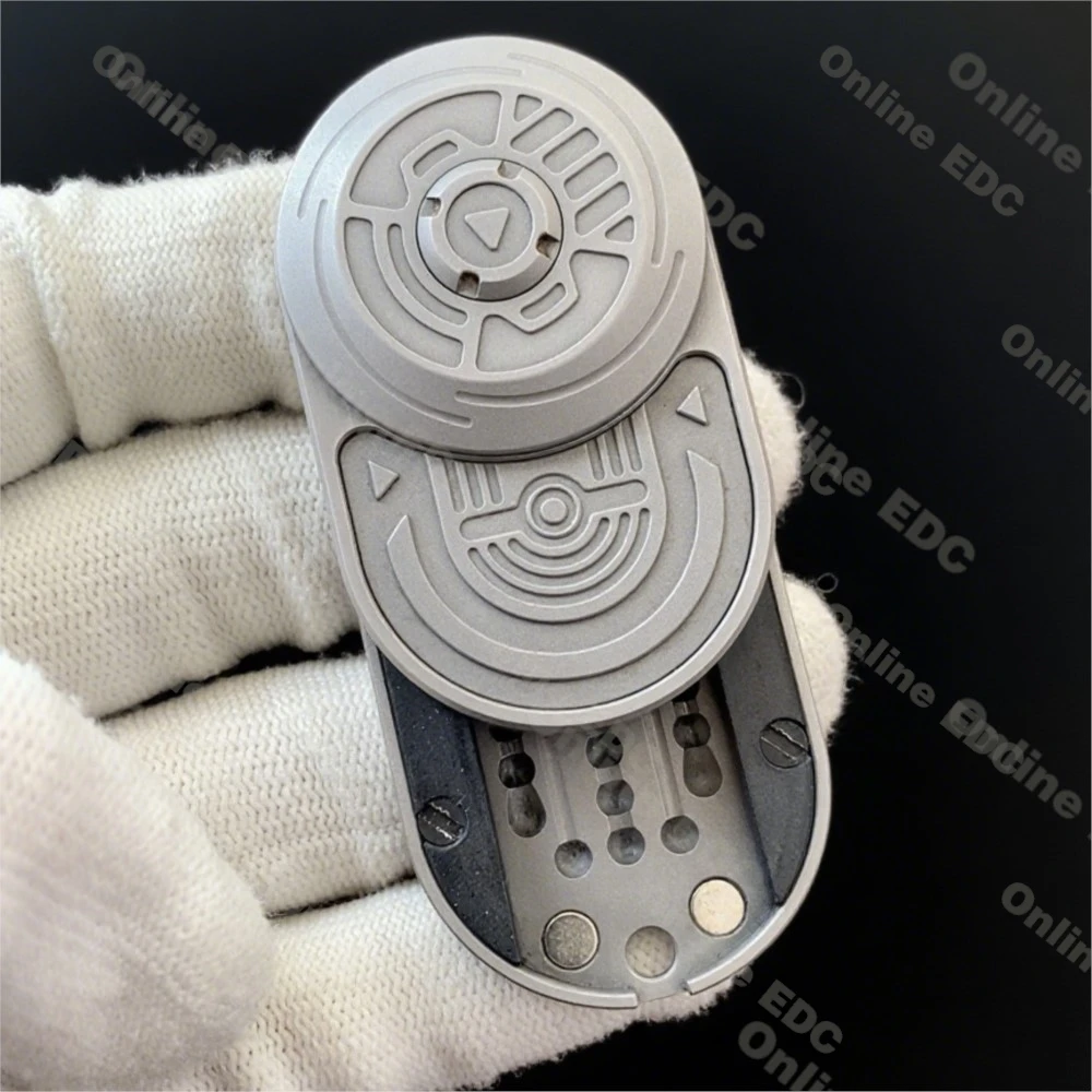 تستخدم EDC Toys MOT مزيج الفولاذ المقاوم للصدأ تململ المنزلق السقاطة تململ سبينر ألعاب متململة للبالغين