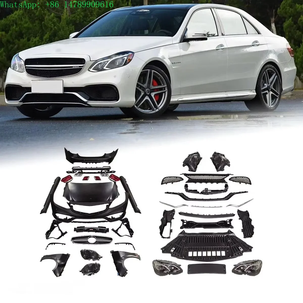 Extreme Makeover2010-2013 For E-Class W212 Auto Accessories High Quality Body Kits Upgrade For 14-16 E63 Perfect Fit Car NewF