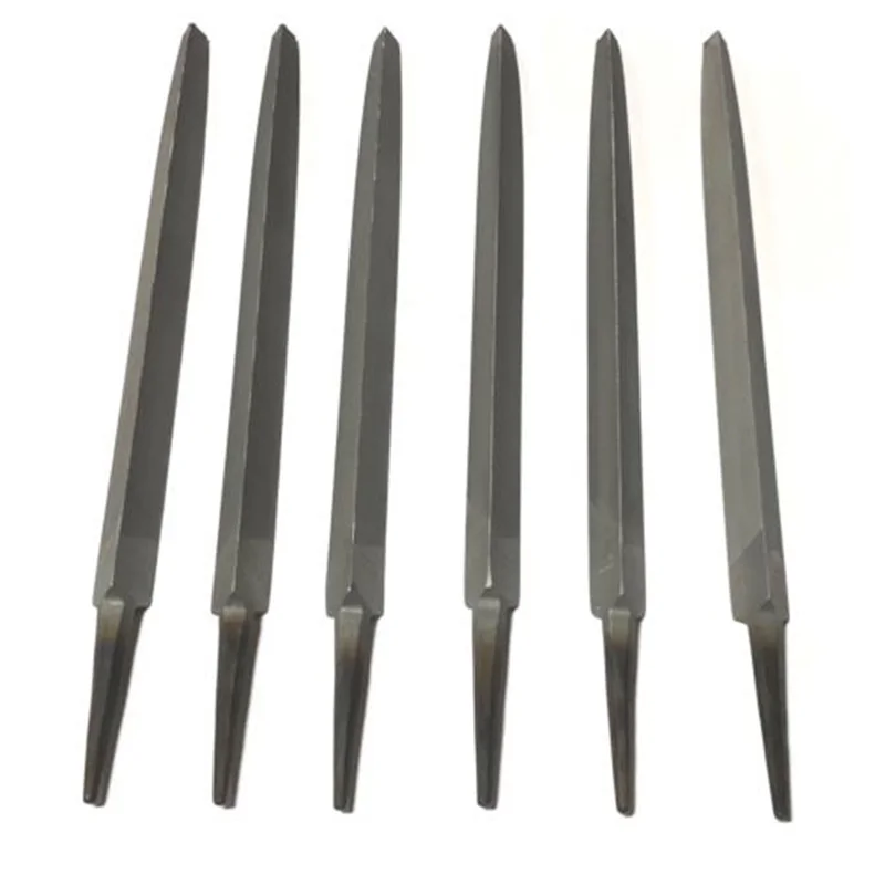 5/10/12Inch Fine File Set Woodworking Triangle Shaped Files Wood Metal Carving Grinding Needle Filing Tool Hand Tool Accessory