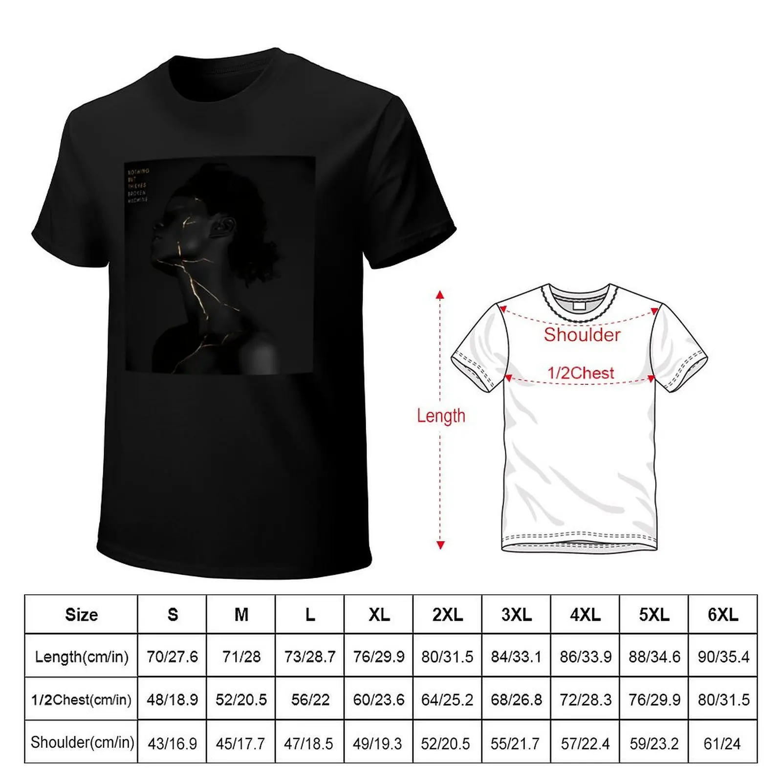 Broken Machine T-Shirt Creative Graphic Tee Shirt