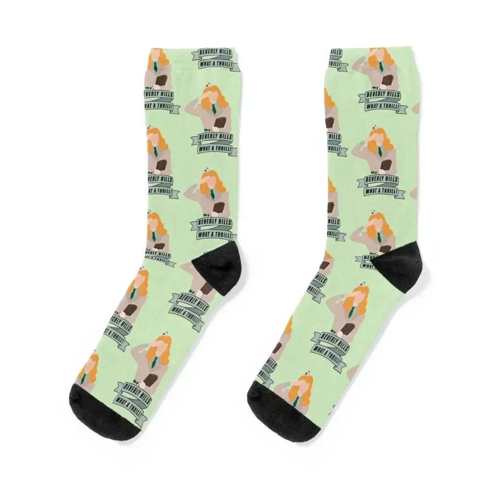 

Beverly hills what a thrill! Socks Soccer christmas gift japanese fashion Socks Male Women's