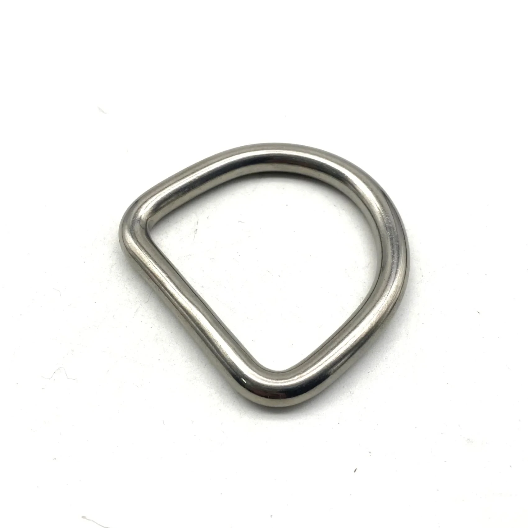 8mm Wire Stainless Sailboat D Loop Ring Seamless D Buckle 38/50mm