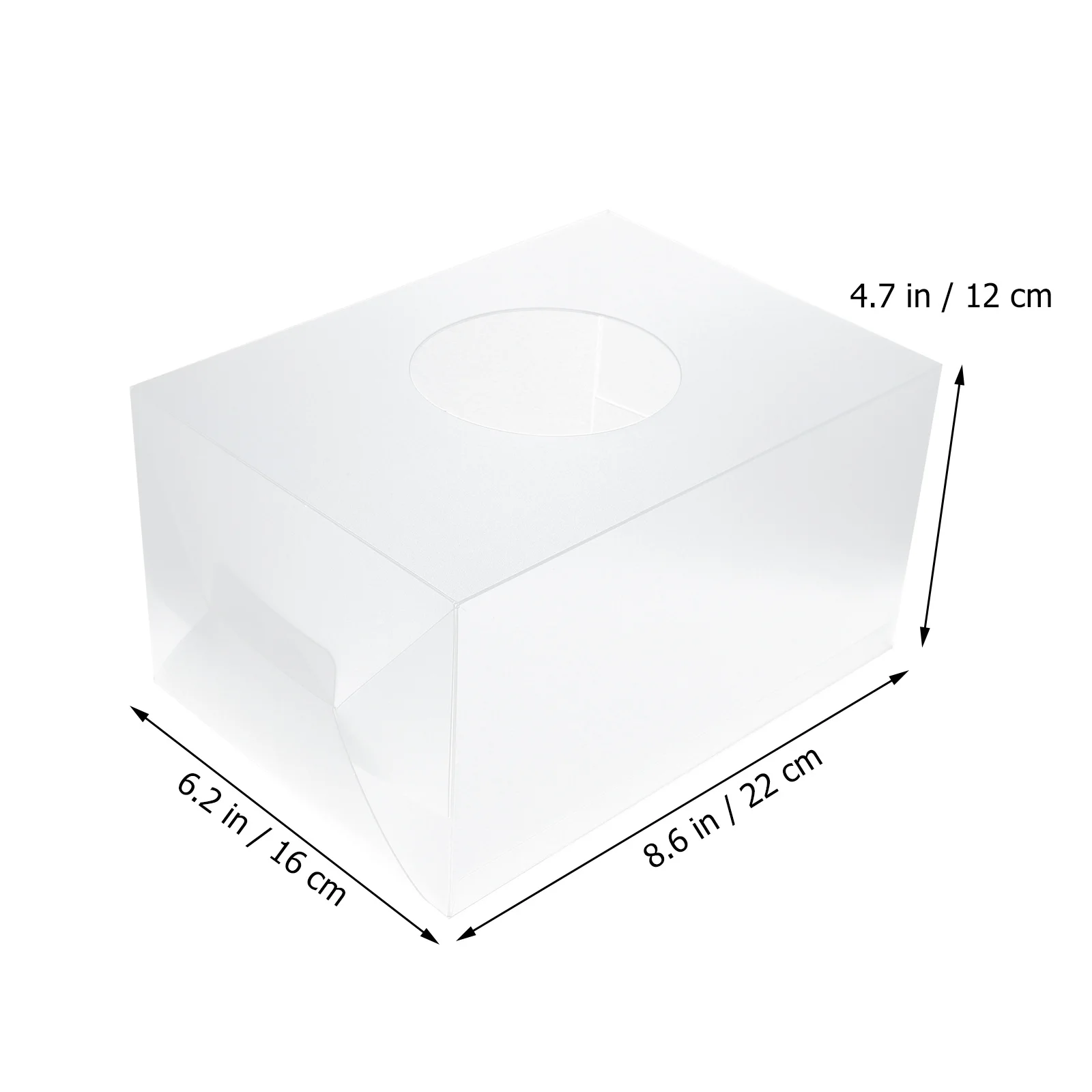 2 قطعة صندوق اليانصيب الاكريليك الشفاف سعة كبيرة صندوق تخزين لتعزيز صندوق تنظيم الحفلات حاوية شفافة عالية الجودة #3