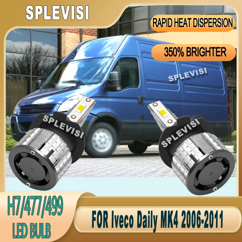 

Quick Install Waterproof & Dustproof Corrosion Resistant LED Low Beam Bulbs For Iveco Daily MK4 2006 2007 2008 2009 2010 2011