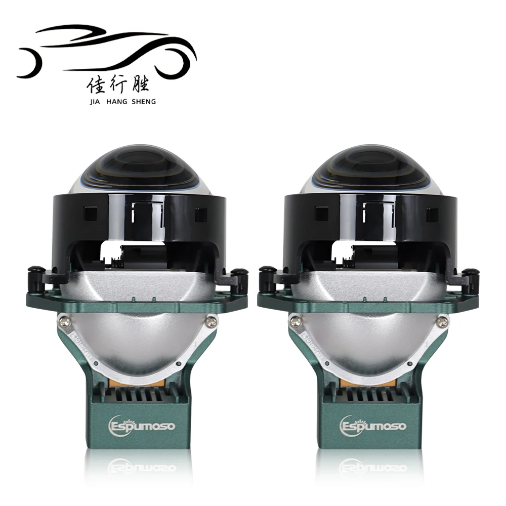 

3 Inch Bi Led Projector Lens Halo Lights H4 9005 9006 Car Headlights Hella 3R Angel Eyes Car Headlight Bulb High Low Beam 2PCS