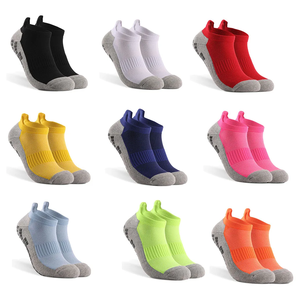 

2Pcs Football Socks Outdoor Towel Bottom Sock Short Tube Running Beach