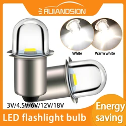 4Pcs E10 Mini LED Bulbs Energy Saving 360° Glow 3V 6V 12V For Christmas Decoration Bulb P13.5S Replace Torch Flashlight Lamps