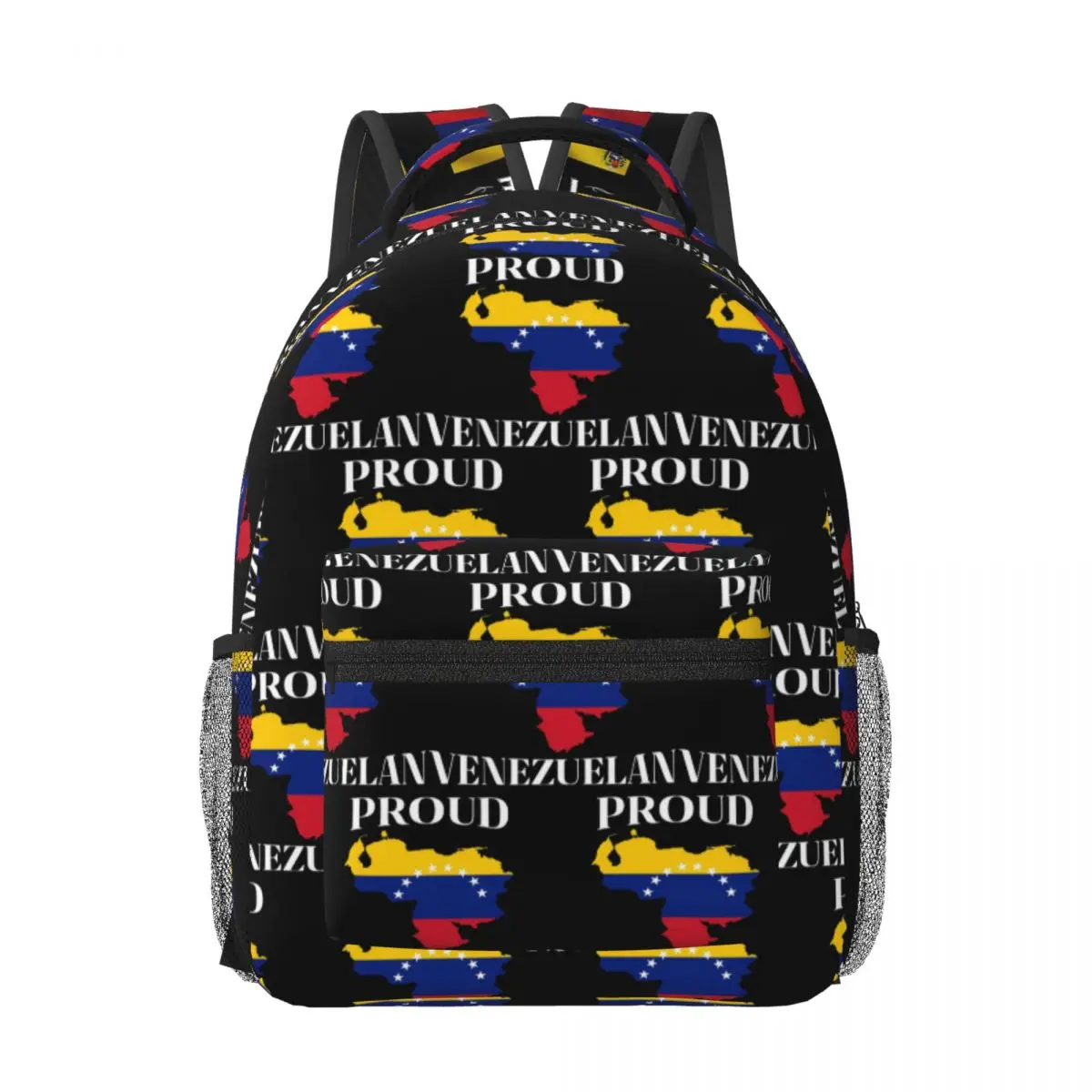 

Proud Venezuelan Flag Of Venezuela Woman Backpacks Boys Girls Bookbag School Bags Portability Travel Rucksack Shoulder Bag