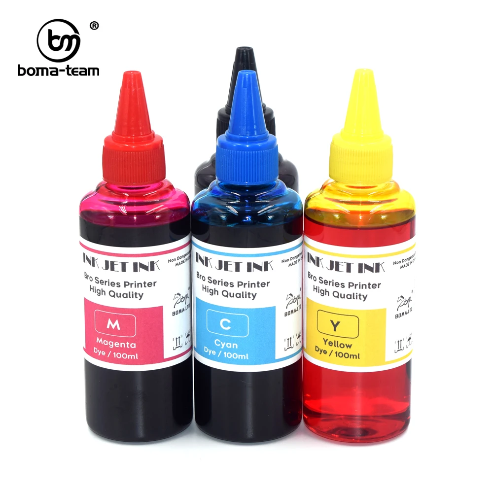 4Colors Dye Ink Refill Bottles LC3011 3017 For Brother DCP-J572N J972N J973 MFC-J983 J6980 J6580 J6995 Printers Ink Cartridge