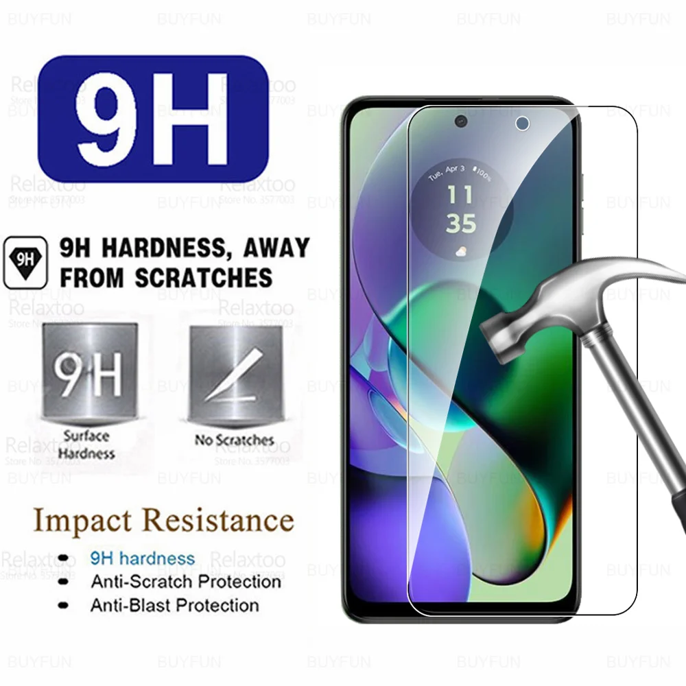 Motorola Moto G54 G14 G34 G84 G04 G04s G24 Power 4G 1-4 Stück HD Glas G75 G55 G45 G35 G15 G05 G06 G56 G86 5G Displayschutzfolie – Detail 5