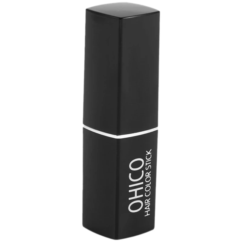 Ohico Natural Plant Extracts Lipstick Shape Hair Dye Pen Covering White Hair Disposable Hair Color Stick For Beauty Hair Fashion