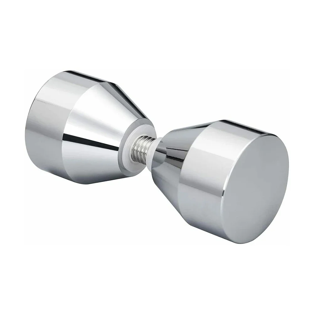 ยี่ห้อใหม่แก้วลูกบิดประตูประตูติดตั้งง่าย PULLER PUSH Silver อลูมิเนียมประตู KNOB Handle