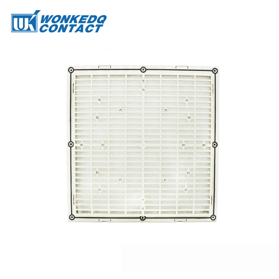 9806-300 Industrial Electrical Cabinet Ventilation Set Cover Dustproof Louver Blower Exhaust Cooler Filter Panel Without Fan