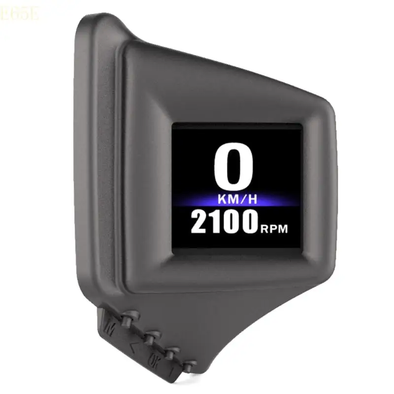 

E65E HUD Display OBD2+GPS Dual System Car Head-Up Display Gauge Support A-Pillar Trim/Dashboard Installed