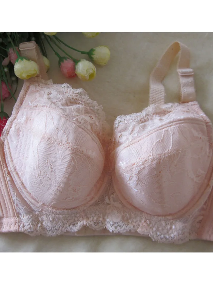 34 36 38 40 42 44 46 48 B C D F G H Bh Biustonosz Damski Samoprzylepny Biustonosz Plus Size Push Up Pełny Miseczka Fiszbiny Koronkowy Biustonosz Bielizna — zdjęcie 2