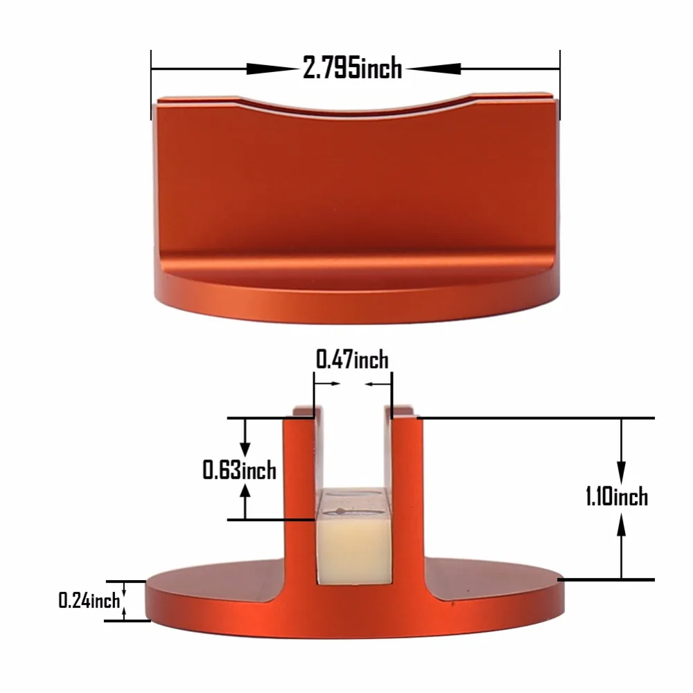 OVOVS 1Pcs Aluminum Slotted Floor Magnetic Jack Pad Frame Rail Adapter For Pinch Weld Side Pad