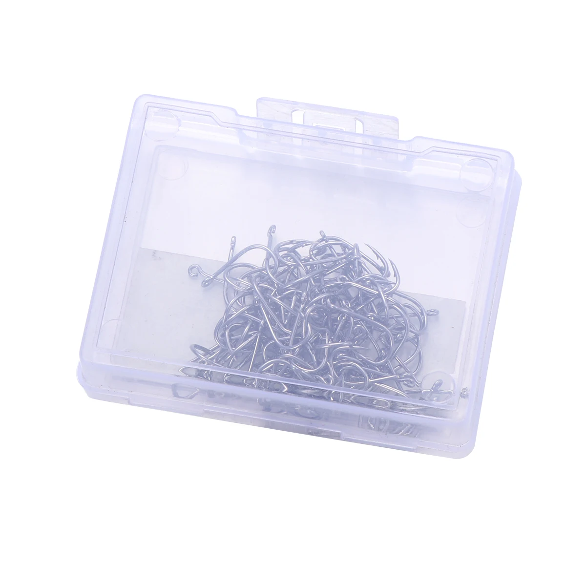 

100 pcs Boxed Fish Hook Durable Carbon Steel Saltwater Freshwater Bait Hooks Lure Fishing Tackle Pike Bass Herring Muskie
