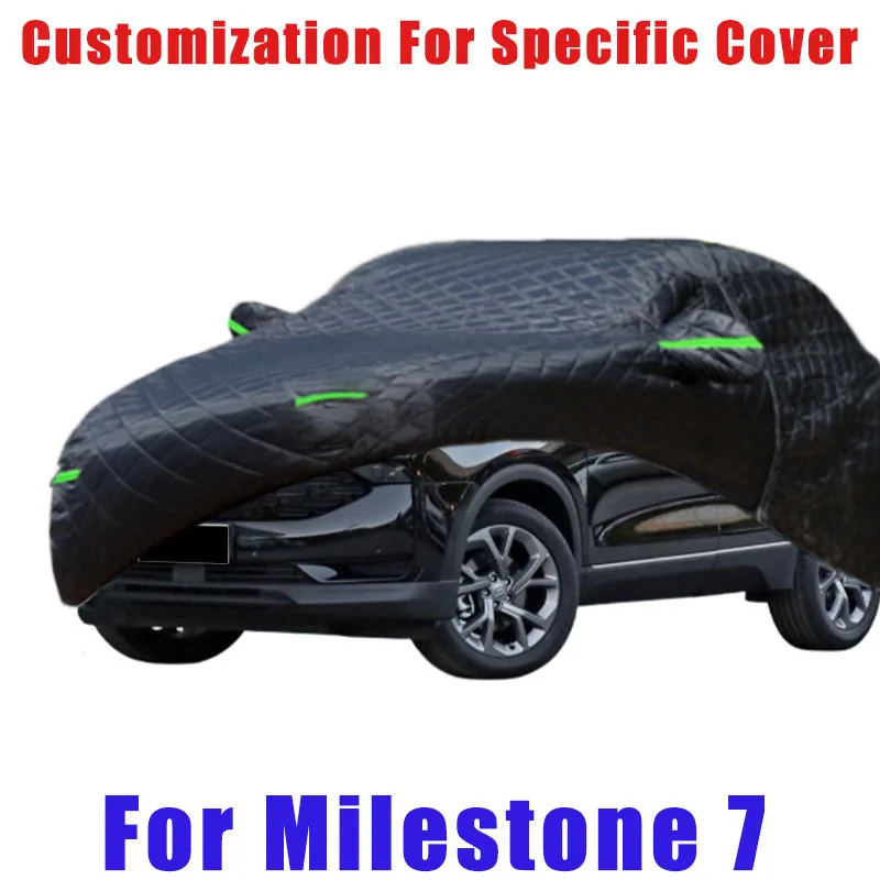 For Milestone 7 Hail prevention cover auto rain protection, scratch protection, paint peeling protection, car Snow prevention