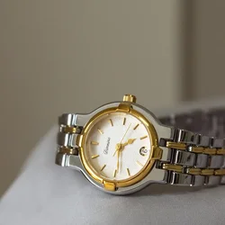 High Quality Women Quartz Watch Luxury Clock Vintage Gold Sliver Stainless Steel Band Orologio Bangle Reloj Ladies Wristwatch