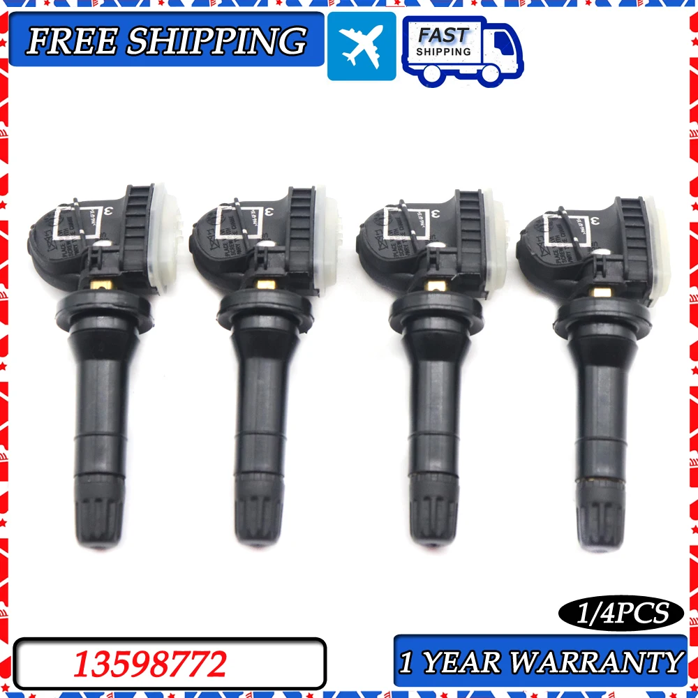 XUAN TPMS Überwachungssystem für Reifendrucksensor 13598772   Für Buick Encore Cadillac CT6 GMC Sierra 1500 Chevy Silverado 315 MHz