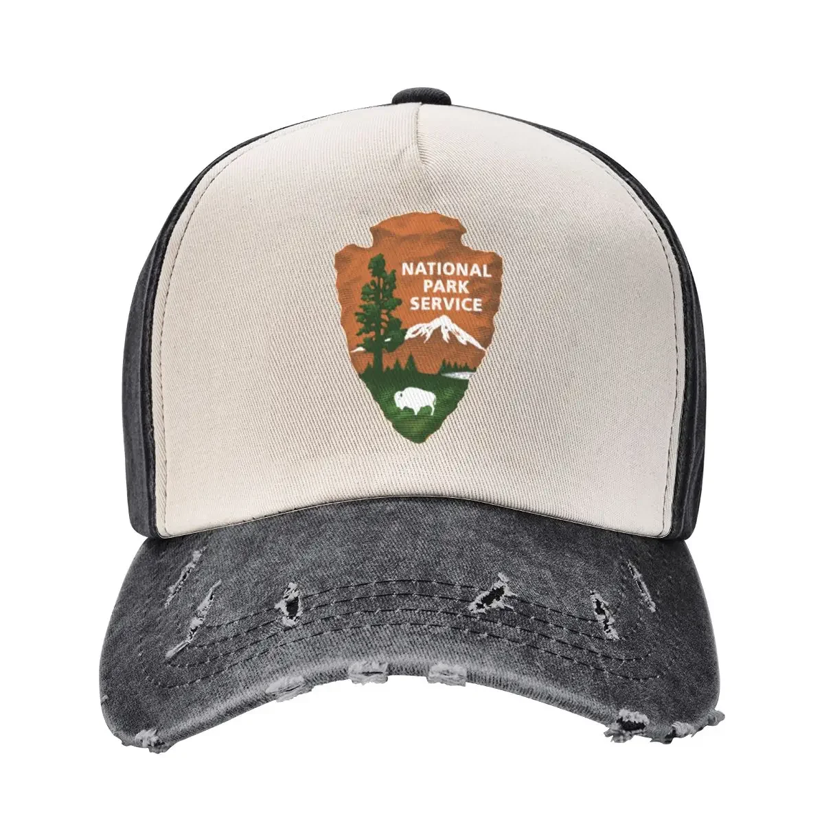 

National park service essential t shirt Baseball Cap Ball Cap fashionable Hat Beach Women Beach Fashion Men's