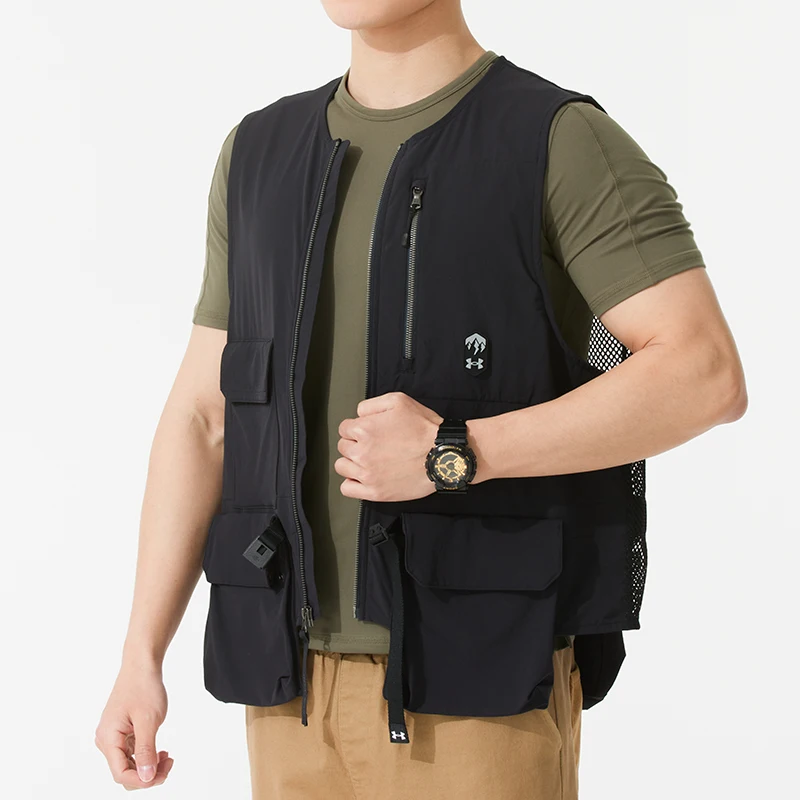 

Мужская спортивная куртка-жилет Under Armour для активного отдыха, бега и тренировок, повседневная модная одежда 1387983-001