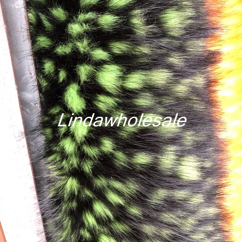 High-grade imitation fox plush fur collar background cloth  carpet material,faux fur fabric,170cm*50cm/pcs