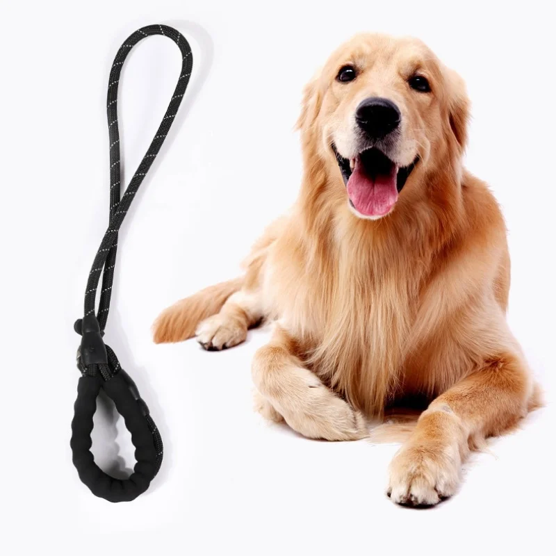 

Dog walking artifact anti-explosion and reflective P rope dog leash dog leash dog training anti-escape dog walking rope