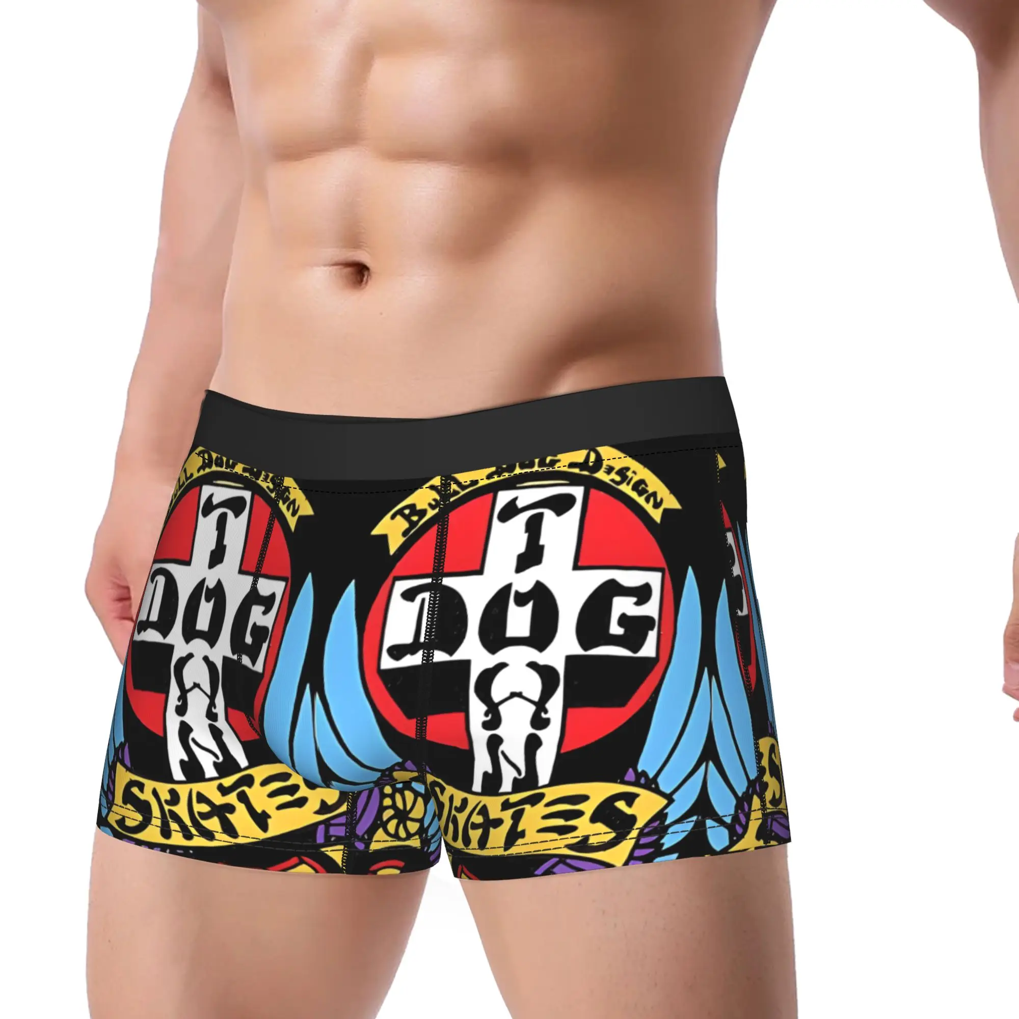 The Cross Skateboards Underpants Breathbale Panties Men's Underwear The Cross Ventilate Shorts Boxer Briefs