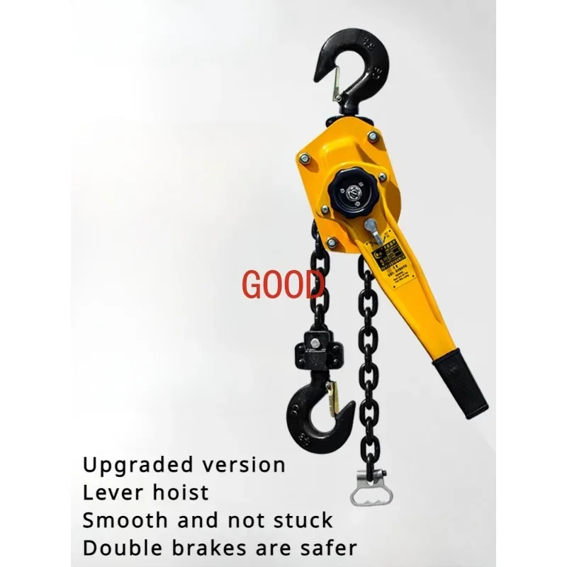 Lever hoist hand tensioner 0.75T 1/2/3 tons manual reverse chain hand traction hand plate portable crane