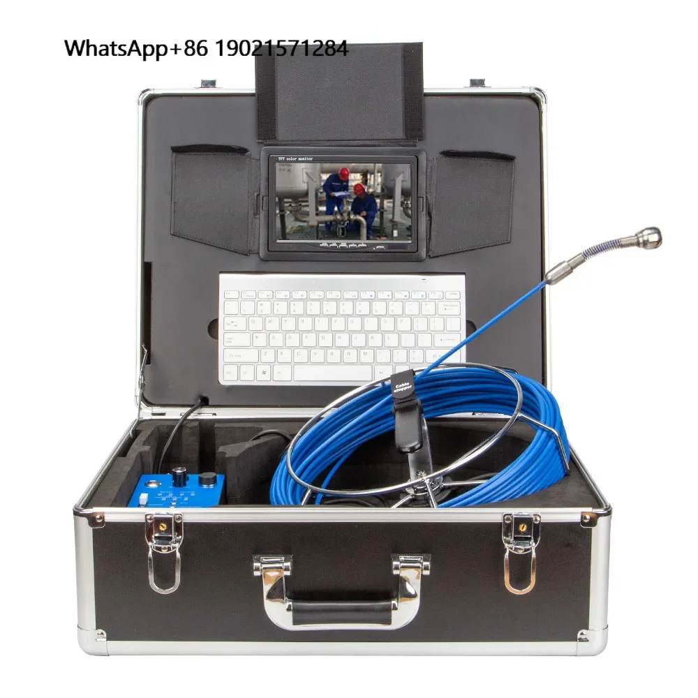 

Syanspan 100M Underwater Analog Drain Endoscope 1080P Hd Pipe Inspection 1Sewer 1 with Counter Meter