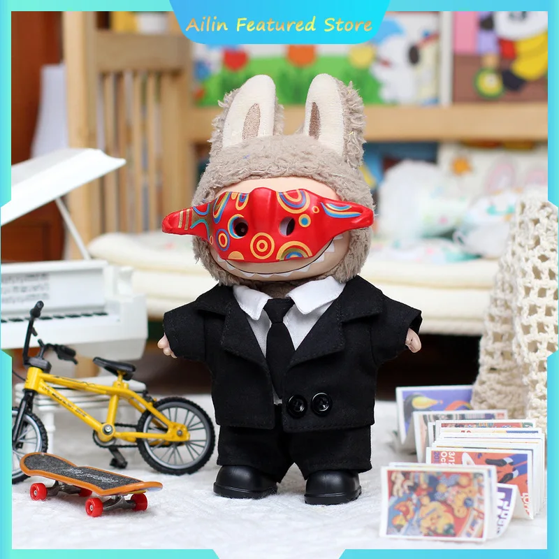 

Для Labubu, одежда, наборы кукол, подвески, фигурки, одежда, костюмы Azu, наборы масок, модные и модные аксессуары для одежды, крутые