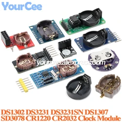 2pcs/1pc DS1302 Real Time Clock Module for Arduino AVR ARM PIC CR2032 Battery Holder DS3231 AT24C32 IIC DS1307 SD3078 DS3231SN