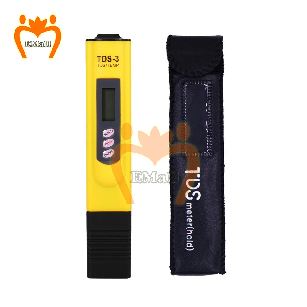 Handheld TDS Digital Water Tester Water Test Pen Water Quality Analysis Meter Water Purity Check 0-9999 ppm Measurement