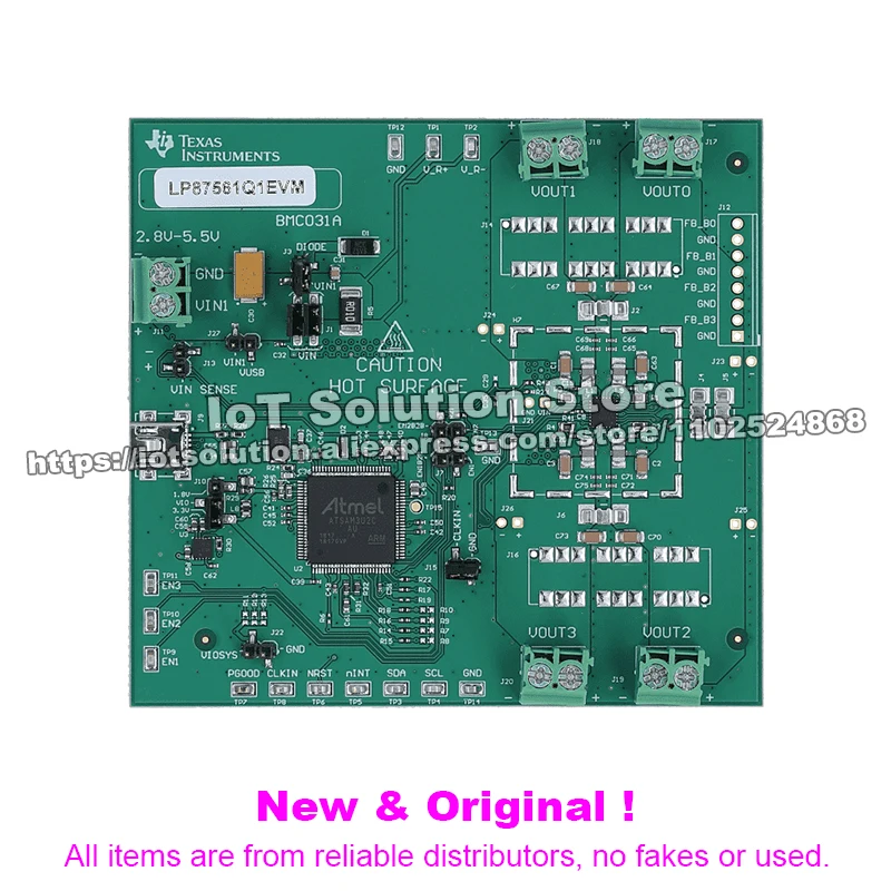 LP87561Q1EVM Four-Phase 16-A Buck Converter With Integrated Switches Evaluation Module