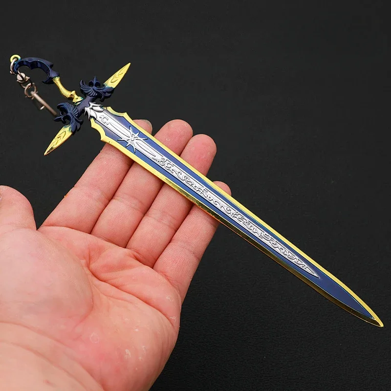 Final Fantasy 22cm/ 8.66in Game Peripherals Ultimate Sword Weapon Props Cosplay Metal Swords Model Interior Decoration Desk Toys