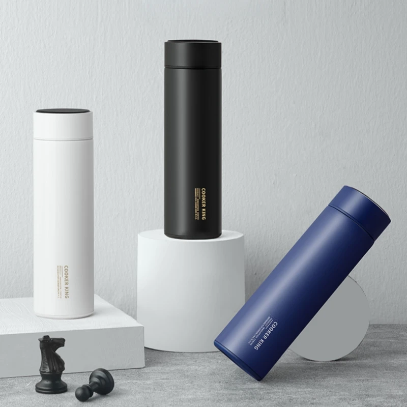 

490ml Stainless Steel Thermos Bottle Coffee Vacuum Cup Capacity Portable Stainless Steel Travel Drink Water Bottle Thermoses