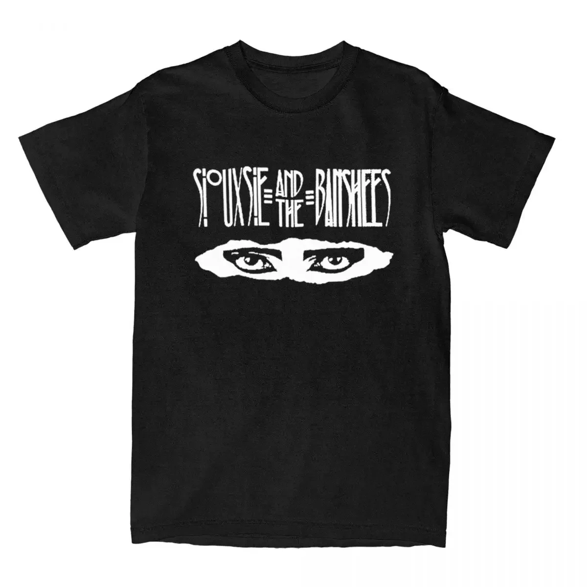 

Men T-shirt Siouxsie And Banshees Vintage 100% Cotton Tees Short Sleeve Post Punk Band T Shirt Round Collar Clothes Gift Idea
