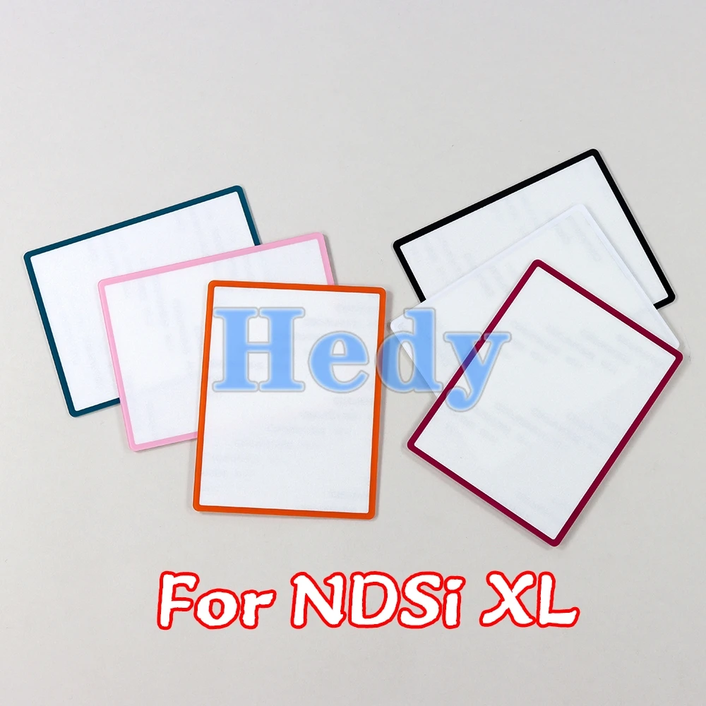 50 قطعة من البلاستيك غطاء لعدسات الشاشة العلوية لوحدة التحكم في الألعاب NDSILL لوحة حماية الشاشة العلوية لـ NDSI XL LL