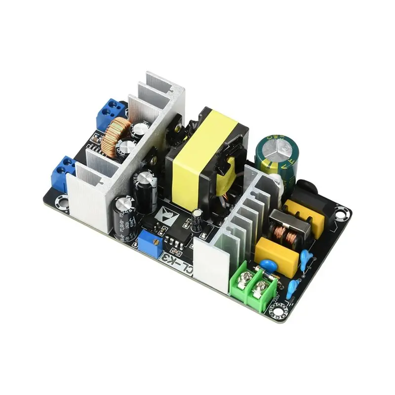 [LXYA68Z!] Adjustable Dual Output 24V 12V 5V Switch Power Board 180W High Power Module 50HZ/60HZ