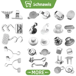 Boutons linguales en céramique Composite orthodontique dentaire, avec crochet, œillet à liaison directe, crochet de Traction, accessoires Odontologia, 10 pièces