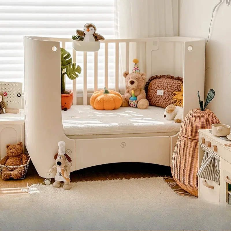 Crib adjustable movement, baby multi-function diaper table
