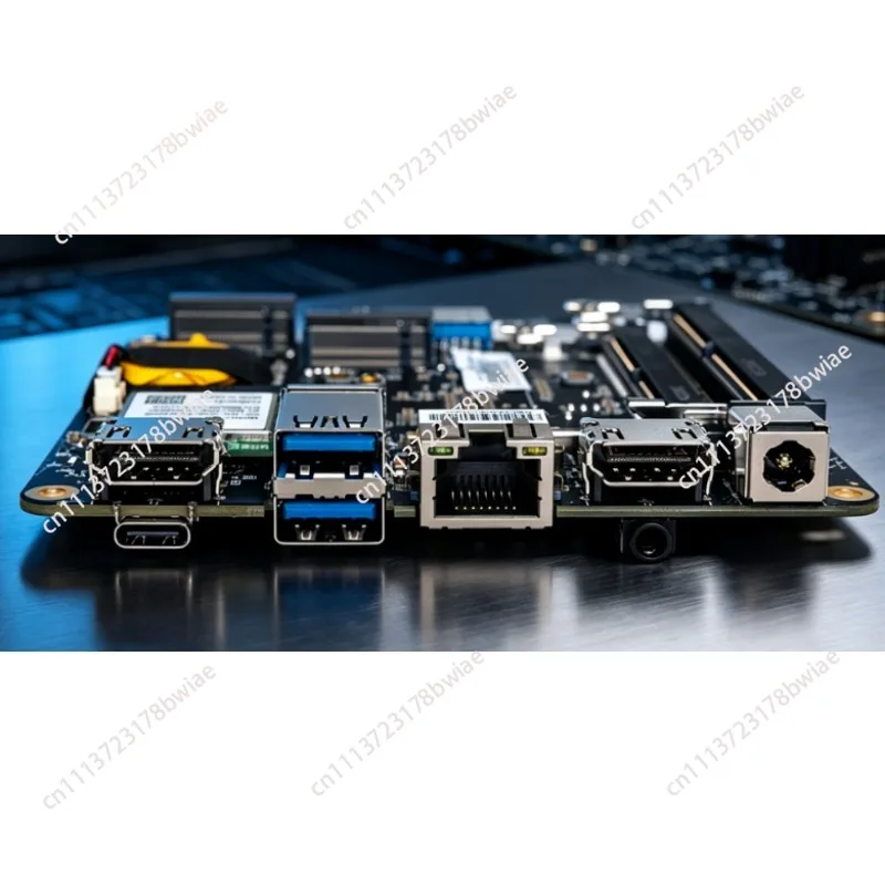 Mini host 5500U/5600H/5800H/5825U dual network port industrial computer without cpu