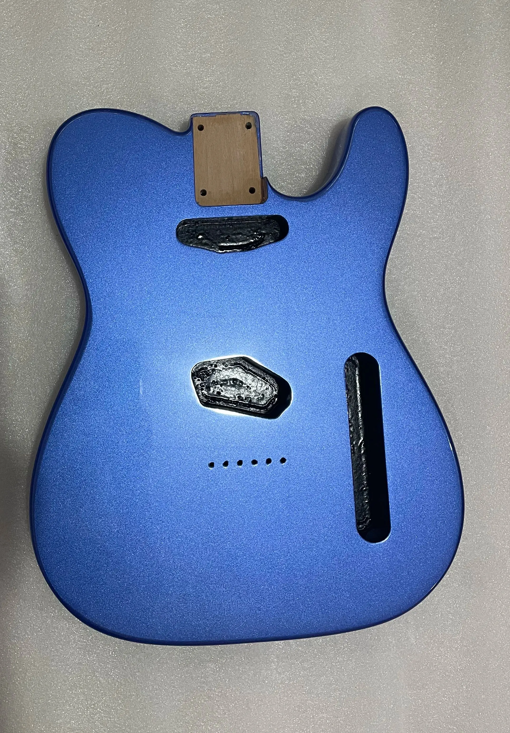 

Metal Blue Alder TL Guitar Body, Gloss Finished, DIY Replacement Part, Custom 6 Strings,Alder Assembly, 5.56cm Heel,High Quality