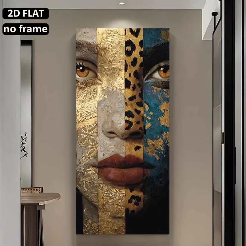 2D Flat, 2D Flat, 2D/FLAT Frameless 2D Flat Canvas, 2D Flat Canvas, 2D/Flat 1pc 27.56 X 55.12 Inches/70 X 140Cm Frameless Large